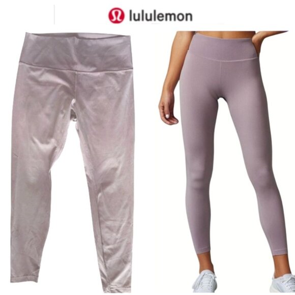lululemon athletica Pants - Lululemon Wunder Under High-Rise Tight Snow Washed French Clay 28" Leggings 12